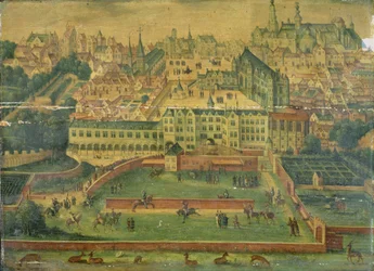 Ansicht des Königspalastes, Brüssel